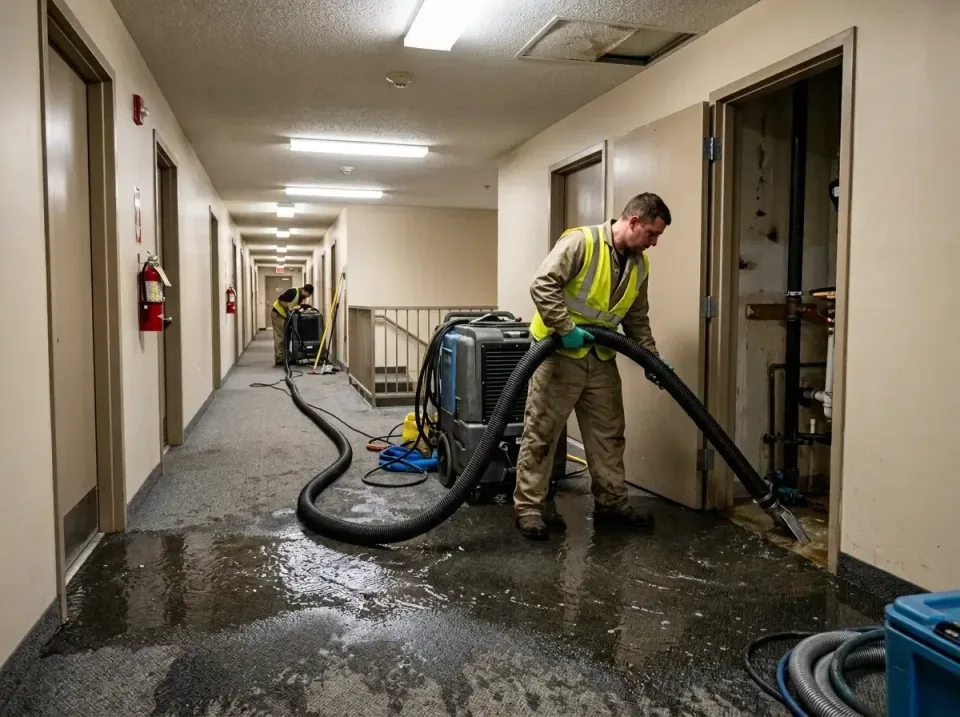 multi-unit-apartment-hallway-f-005 — frequently asked questions, Emergency Burst Pipe Water Extraction & Removal in Salt Lak…